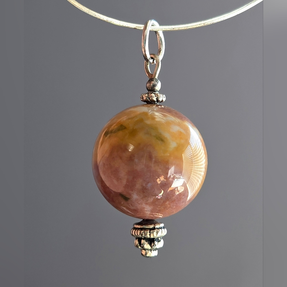 Agate Ball Pendant